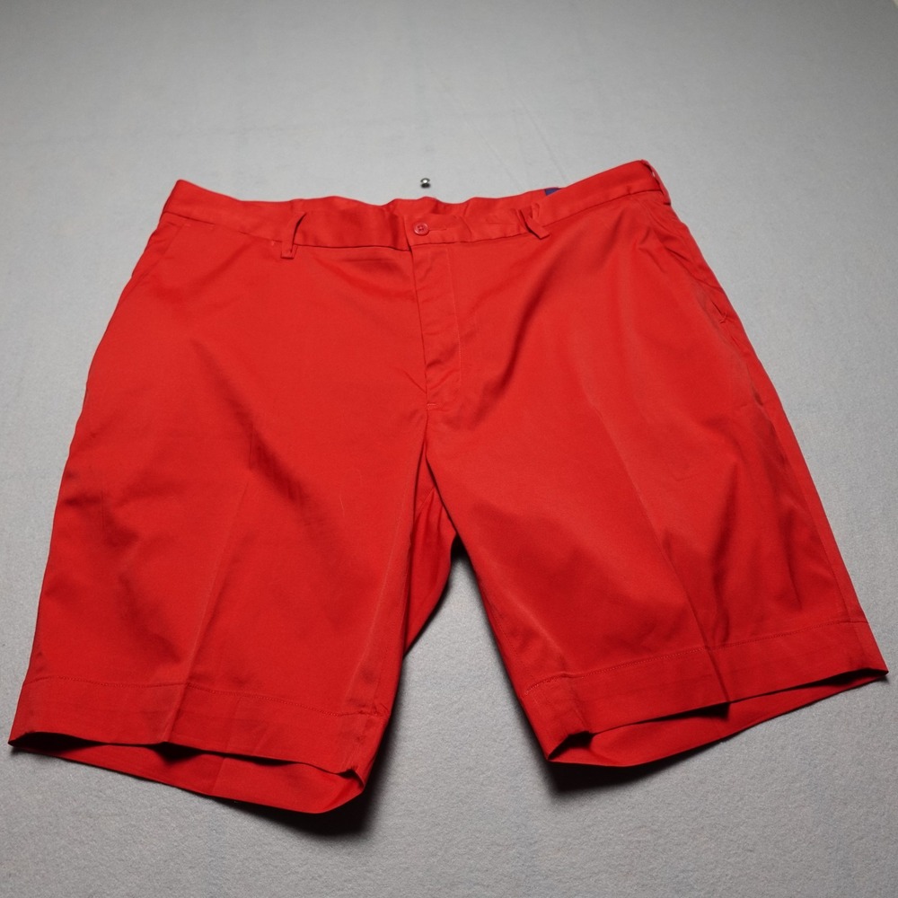 Polo Ralph Lauren Shorts Mens 40 Red Performance Chino Golf Stretch Flat Front
